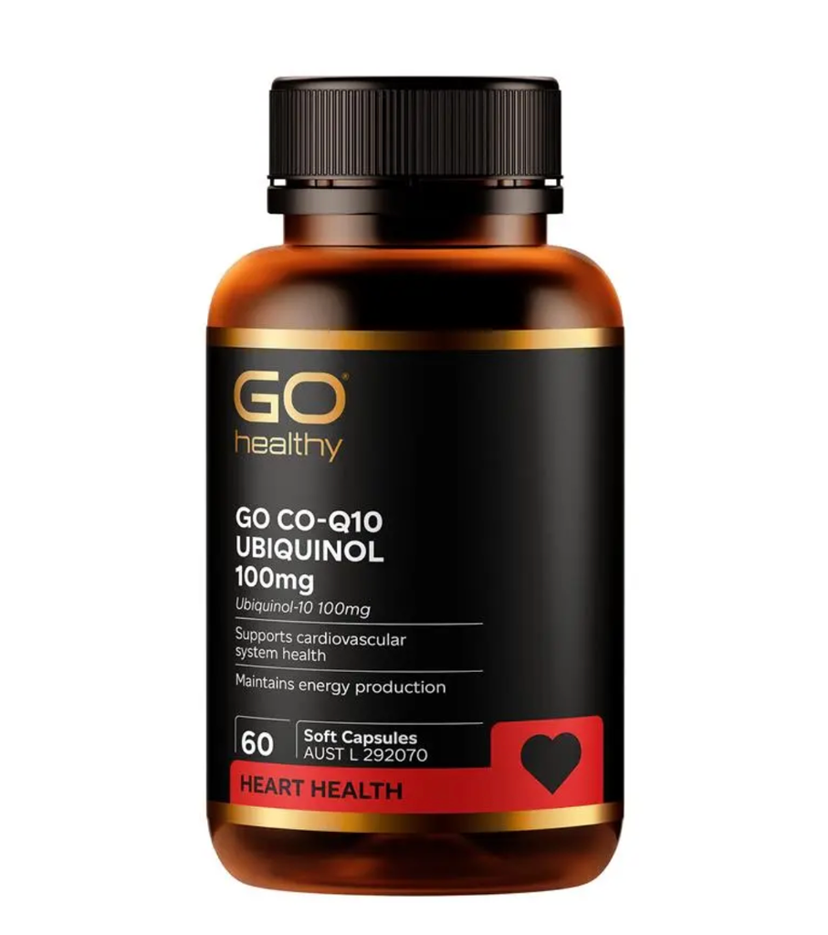 GO Healthy CoQ10 Ubiquinol 100mg 60 Capsules