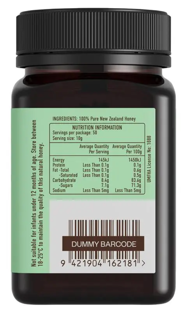 Mật ong Manuka Egmont Honey UMF 10+ Manuka Honey 500g