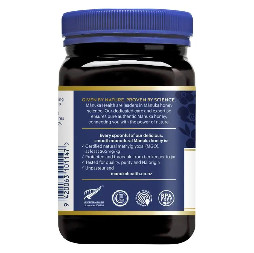 Mật ong Manuka Health MGO263+ UMF10 Manuka Honey 500g