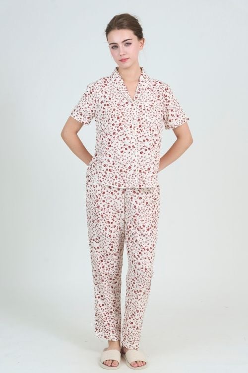  BKD01S5K18-BỘ DÀI KATE VỚI THIẾT KẾ CỔ SAM ĐIỂM NHẤN VIỀN  NỔI BẬT MANG LẠI SỰ THANH LỊCH VÀ THOẢI MÁI KHI MẶC 