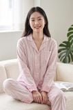  BKD01W6K02-BỘ DÀI KATE VỚI THIẾT KẾ CỔ PIJAMA ĐIỂM NHẤN VIỀN  NỔI BẬT MANG LẠI SỰ THANH LỊCH VÀ THOẢI MÁI KHI MẶC 