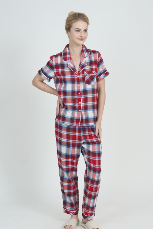 BKD02S5K18-BỘ DÀI KATE VỚI THIẾT KẾ PIJAMA ĐIỂM NHẤN VIỀN NỔI BẬT MANG LẠI SỰ TRẺ TRUNG VÀ NĂNG ĐỘNG