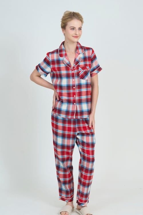  BKD02S5K18-BỘ DÀI KATE VỚI THIẾT KẾ PIJAMA ĐIỂM NHẤN VIỀN NỔI BẬT MANG LẠI SỰ TRẺ TRUNG VÀ NĂNG ĐỘNG 