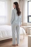  BKD02W5K02-BỘ DÀI KATE VỚI THIẾT KẾ CỔ PIJAMA ĐIỂM NHẤN VIỀN  NỔI BẬT MANG LẠI SỰ THANH LỊCH VÀ THOẢI MÁI KHI MẶC 