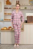  BKD02W6K02-BỘ DÀI KATE NỈ VỚI THIẾT KẾ CỔ PIJAMA MANG ĐẾN SỰ THANH LỊCH VÀ ẤM ÁP, LÀ LỰA CHỌN LÝ TƯỞNG CHO MÙA THU ĐÔNG 