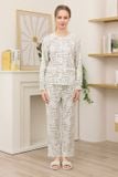  BKD07W5K03-BỘ DÀI KATE  VỚI THIẾT KẾ CỔ TRÒN PHỐI BÈO REN NỔI BẬT MANG ĐẾN SỰ TRẺ TRUNG VÀ ẤM ÁP, LÀ LỰA CHỌN LÝ TƯỞNG CHO MÙA THU ĐÔNG 