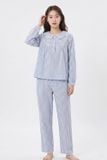  BKD10W5K02-BỘ DÀI KATE VỚI THIẾT KẾ CỔ LÁ SEN  PHỐI REN NỔI BẬT MANG ĐẾN CẢM GIÁC THOẢI MÁI VÀ THANH LỊCH 