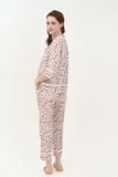  BKD11W5K07-BỘ DÀI KATE VỚI THIẾT KÊ CỔ PIJAMA PHỐI VIỀN NỔI BẬT, TẠO ĐIỂM NHẤN TINH TẾ  VÀ MANG PHONG CÁCH NHẸ NHÀNG, THANH LỊCH 
