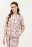  BKD11W5K07-BỘ DÀI KATE VỚI THIẾT KÊ CỔ PIJAMA PHỐI VIỀN NỔI BẬT, TẠO ĐIỂM NHẤN TINH TẾ  VÀ MANG PHONG CÁCH NHẸ NHÀNG, THANH LỊCH 