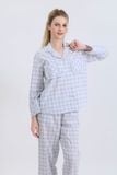  BKD13W5K01-BỘ DÀI KATE VỚI THIẾT KẾ CỔ PIJAMA PHỐI BÈO TINH TẾ  MANG ĐẾN VẺ ĐẸP DUYÊN DÁNG,TRẺ TRUNG VÀ TẠO CẢM GIÁC THOẢI MÁI KHI MẶC 