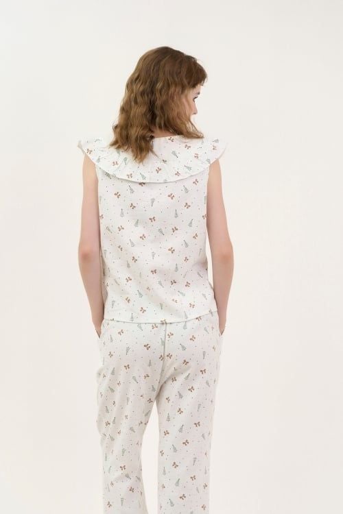  BKL01S5K14-BỘ KATE LỬNG VỚI THIẾT KẾ CỔ TRÒN NHÚN BÈO MANG LẠI CẢM GIÁC TRẺ TRUNG VÀ NĂNG ĐỘNG 