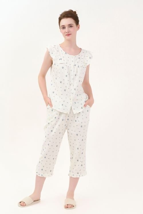  BKL01S5K15-BỘ KATE LỬNG VỚI THIẾT KẾ CỔ TRÒN NHÚN BÈO MANG LẠI CẢM GIÁC TRẺ TRUNG VÀ NĂNG ĐỘNG 