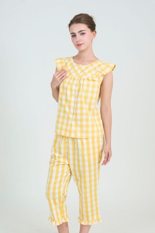  BKL01S5K16-BỘ KATE LỬNG VỚI THIẾT KẾ CỔ TRÒN NHÚN BÈO MANG LẠI CẢM GIÁC TRẺ TRUNG VÀ NĂNG ĐỘNG 