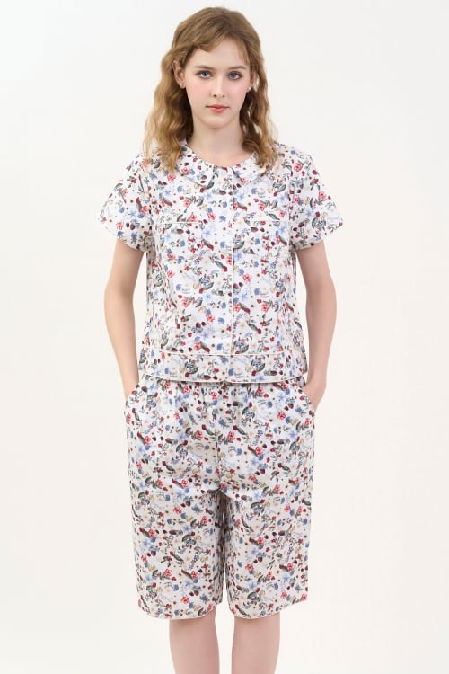 BKL01W5K18-BỘ LỬNG KATE VỚI THIẾT KẾ CỔ LÁ SEN PHỐI VIỀN NỔI BẬT TẠO SỰ TRẺ TRUNG VÀ NĂNG ĐỘNG MANG ĐẾN CẢM GIÁC THOẢI MÁI KHI MẶC