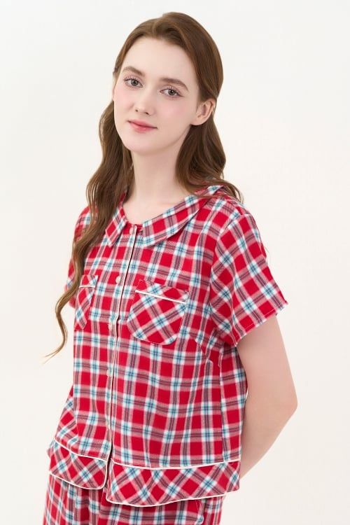  BKL01W5K20-BỘ LỬNG KATE VỚI THIẾT KẾ CỔ LÁ SEN PHỐI VIỀN NỔI BẬT TẠO SỰ TRẺ TRUNG VÀ NĂNG ĐỘNG MANG ĐẾN CẢM GIÁC THOẢI MÁI KHI MẶC 