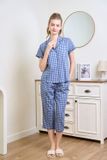  BKL02S5K28-BỘ KATE LỬNG CỔ PIJAMA VỚI ĐIỂM NHẤN RODE NỔI BẬT MANG ĐẾN SỰ THOẢI MÁI VÀ THOÁNG MÁT. 