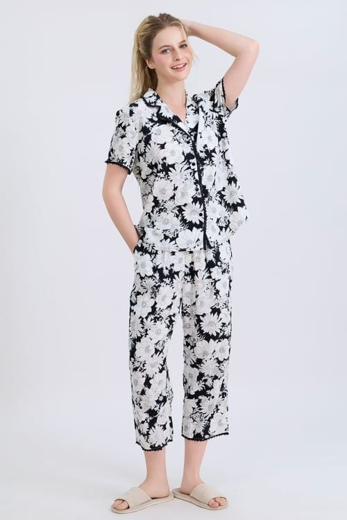  BKL02S5K31-BỘ TOLE LỬNG VỚI THIẾT KẾ CỔ PIJAMA  ĐIỂM NHẤN REN NỔI BẬT MANG ĐẾN SỰ THOẢI MÁI VÀ THOÁNG MÁT. 