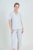  BKL02S5K32-BỘ KATE LỬNG CỔ PIJAMA VỚI ĐIỂM NHẤN REN NỔI BẬT MANG ĐẾN SỰ DUYÊN DÁNG VÀ THOẢI MÁI 