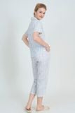  BKL02S5K32-BỘ KATE LỬNG CỔ PIJAMA VỚI ĐIỂM NHẤN REN NỔI BẬT MANG ĐẾN SỰ DUYÊN DÁNG VÀ THOẢI MÁI 