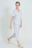  BKL02S5K32-BỘ KATE LỬNG CỔ PIJAMA VỚI ĐIỂM NHẤN REN NỔI BẬT MANG ĐẾN SỰ DUYÊN DÁNG VÀ THOẢI MÁI 