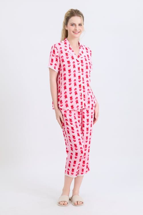  BKL02S5K33-BỘ TOLE LỬNG CỔ PIJAMA VỚI ĐIỂM NHẤN REN NỔI BẬT MANG ĐẾN SỰ DUYÊN DÁNG VÀ THOẢI MÁI 