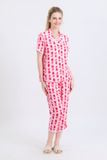 BKL02S5K33-BỘ TOLE LỬNG CỔ PIJAMA VỚI ĐIỂM NHẤN REN NỔI BẬT MANG ĐẾN SỰ DUYÊN DÁNG VÀ THOẢI MÁI 