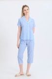  BKL02S5K34-BỘ KATE LỬNG CỔ PIJAMA VỚI ĐIỂM NHẤN REN NỔI BẬT MANG ĐẾN SỰ DUYÊN DÁNG VÀ THOẢI MÁI 