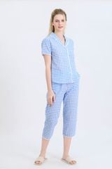 BKL02S5K34-BỘ KATE LỬNG CỔ PIJAMA VỚI ĐIỂM NHẤN REN NỔI BẬT MANG ĐẾN SỰ DUYÊN DÁNG VÀ THOẢI MÁI