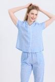  BKL02S5K34-BỘ KATE LỬNG CỔ PIJAMA VỚI ĐIỂM NHẤN REN NỔI BẬT MANG ĐẾN SỰ DUYÊN DÁNG VÀ THOẢI MÁI 
