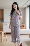  BKL04S5K20-BỘ KATE LỬNG VỚI THIẾT KẾ BÈO NHÚN LÁ CỔ DUYÊN DÁNG, CHẤT VẢI MỀM MẠI  GIÚP NGƯỜI MẶC THOẢI MÁI SUỐT CẢ NGÀY. 