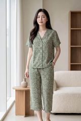 BKL04S5K23-BỘ TOLE LỬNG VỚI THIẾT KẾ BÈO NHÚN LÁ CỔ DUYÊN DÁNG, CHẤT VẢI MỀM MẠI  GIÚP NGƯỜI MẶC THOẢI MÁI SUỐT CẢ NGÀY.