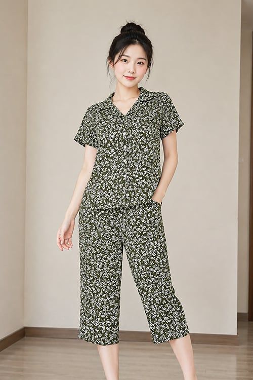  BKL04S5K23-BỘ TOLE LỬNG VỚI THIẾT KẾ BÈO NHÚN LÁ CỔ DUYÊN DÁNG, CHẤT VẢI MỀM MẠI  GIÚP NGƯỜI MẶC THOẢI MÁI SUỐT CẢ NGÀY. 