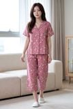  BKL04S5K24-BỘ TOLE LỬNG VỚI THIẾT KẾ BÈO NHÚN LÁ CỔ DUYÊN DÁNG, CHẤT VẢI MỀM MẠI  GIÚP NGƯỜI MẶC THOẢI MÁI SUỐT CẢ NGÀY. 