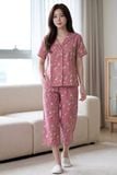  BKL04S5K24-BỘ TOLE LỬNG VỚI THIẾT KẾ BÈO NHÚN LÁ CỔ DUYÊN DÁNG, CHẤT VẢI MỀM MẠI  GIÚP NGƯỜI MẶC THOẢI MÁI SUỐT CẢ NGÀY. 