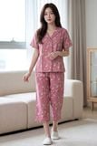  BKL04S5K24-BỘ TOLE LỬNG VỚI THIẾT KẾ BÈO NHÚN LÁ CỔ DUYÊN DÁNG, CHẤT VẢI MỀM MẠI  GIÚP NGƯỜI MẶC THOẢI MÁI SUỐT CẢ NGÀY. 