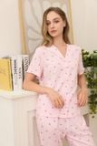  BKL04S5K27-BỘ TOLE LỬNG VỚI THIẾT KẾ BÈO NHÚN LÁ CỔ DUYÊN DÁNG, CHẤT VẢI MỀM MẠI  GIÚP NGƯỜI MẶC THOẢI MÁI SUỐT CẢ NGÀY. 