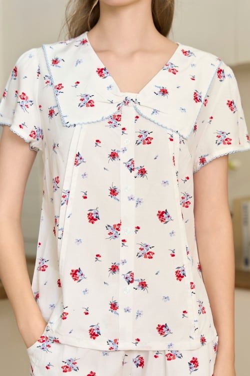  BKL05S5K01-BỘ LỬNG TOLE VỚI THIẾT KẾ CỔ LÁ SEN ĐIỂM NHẤN RODE NỔI BẬT MANG PHONG CÁCH TRẺ TRUNG, MỀM MẠI VÀ THOÁNG MÁT. 