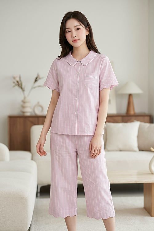  BKL11W5K10-BỘ LỬNG KATE THIẾT KẾ CỔ LÁ SEN VỚI ĐIỂM NHẤN VIỀN  NỔI BẬT TẠO CẢM GIÁC THOẢI MÁI VÀ TRẺ TRUNG. 