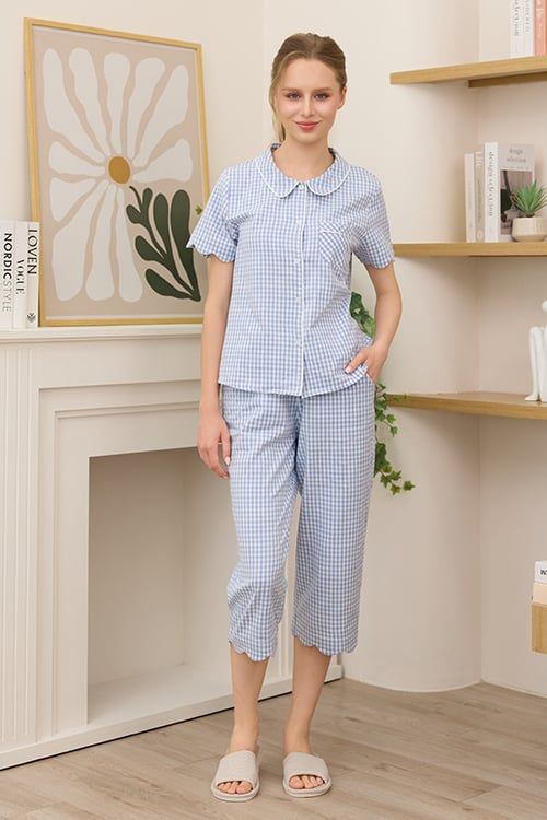  BKL11W5K13-BỘ LỬNG KATE THIẾT KẾ CỔ LÁ SEN VỚI ĐIỂM NHẤN VIỀN  NỔI BẬT TẠO CẢM GIÁC THOẢI MÁI VÀ TRẺ TRUNG. 