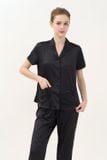 BSD01S5S22-BỘ DÀI  SATIN CỔ PIJAMA VỚI CHẤT LIỆU MỀM MỊN, MÁT MẺ MANG LẠI CẢM GIÁC THOẢI MÁI VÀ SANG TRỌNG KHI MẶC. 