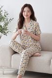 BSD02W6S07-BỘ SATIN DÀI VỚI THIẾT KẾ PIJAMA ĐIỂM NHẤN VIỀN NỔI BẬT MANG LẠI SỰ THANH LỊCH VÀ THOẢI MÁI KHI MẶC 