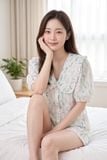  BSK01S6K12-BỘ SHORT KATE VỚI THIẾT KẾ CỔ LÁ SEN PHỐI BÈO TINH TẾ MANG  ĐẾN SỰ DUYÊN DÁNG VÀ TRẺ TRUNG,TẠO CẢM GIÁC THOẢI MÁI KHI MẶC 