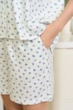  BSK02W5K07-BỘ SHORT KATE VỚI THIẾT KẾ CỔ PIJAMA ĐIỂM NHẤN REN NỔI BẬT MANG  ĐẾN SỰ TRẺ TRUNG  VÀ NĂNG ĐỘNG TẠO CẢM GIÁC THOẢI MÁI KHI MẶC 