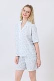  BSK02W5K08-BỘ SHORT KATE VỚI THIẾT KẾ CỔ PIJAMA ĐIỂM NHẤN REN NỔI BẬT MANG  ĐẾN SỰ TRẺ TRUNG  VÀ NĂNG ĐỘNG TẠO CẢM GIÁC THOẢI MÁI KHI MẶC 