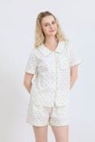  BSK03W5K21-BỘ SHORT KATE THIẾT KẾ CỔ LÁ SEN VỚI ĐIỂM NHẤN RODE NỔI BẬT TẠO CẢM GIÁC THOẢI MÁI VÀ TRẺ TRUNG. 