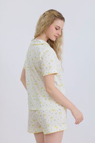  BSK03W5K23-BỘ SHORT KATE THIẾT KẾ CỔ LÁ SEN VỚI ĐIỂM NHẤN RODE NỔI BẬT TẠO CẢM GIÁC THOẢI MÁI VÀ TRẺ TRUNG. 