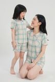  KSK03W5K22-BỘ SHORT KATE VỚI THIẾT KẾ CỔ LÁ SEN CÙNG HỌA TIẾT XINH XẮN, ĐÁNG YÊU DÀNH CHO BÉ 