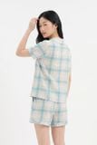  BSK03W5K25-BỘ SHORT KATE THIẾT KẾ CỔ LÁ SEN VỚI ĐIỂM NHẤN RODE NỔI BẬT TẠO CẢM GIÁC THOẢI MÁI VÀ TRẺ TRUNG. 
