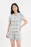  BSK03W5K25-BỘ SHORT KATE THIẾT KẾ CỔ LÁ SEN VỚI ĐIỂM NHẤN RODE NỔI BẬT TẠO CẢM GIÁC THOẢI MÁI VÀ TRẺ TRUNG. 