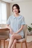  BSK03W5K26-BỘ SHORT KATE THIẾT KẾ CỔ LÁ SEN VỚI ĐIỂM NHẤN RODE NỔI BẬT TẠO CẢM GIÁC THOẢI MÁI VÀ TRẺ TRUNG. 